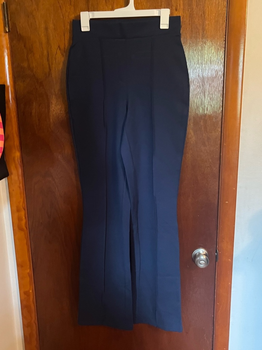 New York & Company Navy Boot Cut Dress Pants